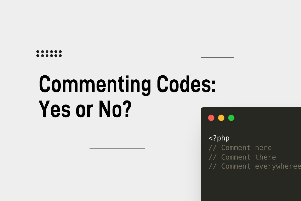 Commenting Codes: Yes or No? Blogpost Cover