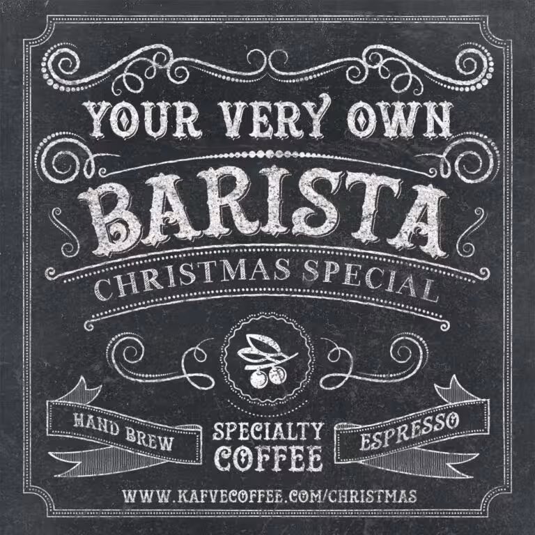 Kafve Barista Course Poster