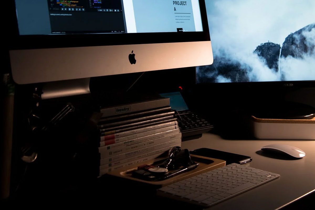 iMac and Display on a Table