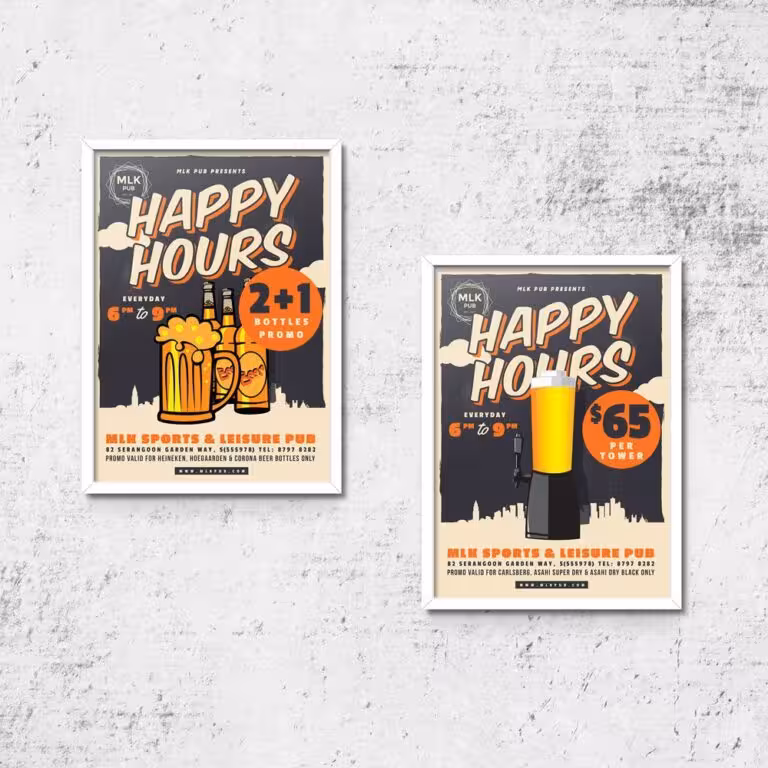 MLK Happy Hour Poster