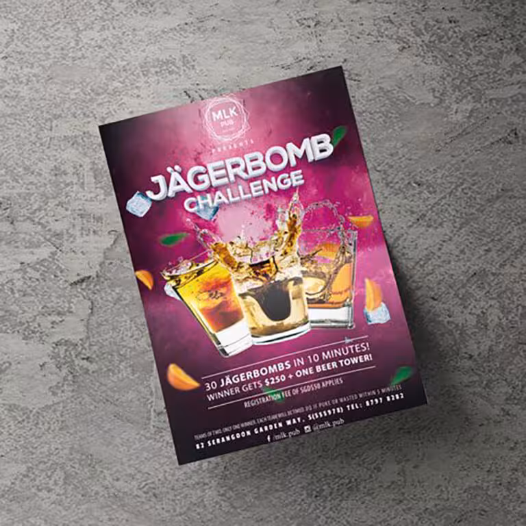 MLK Jaegerbomb Challenge Poster