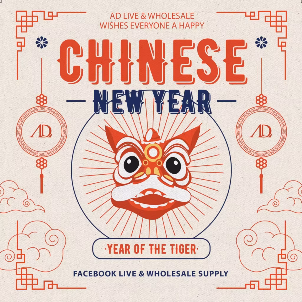 AD Live Happy Chinese New Year 2022 Poster