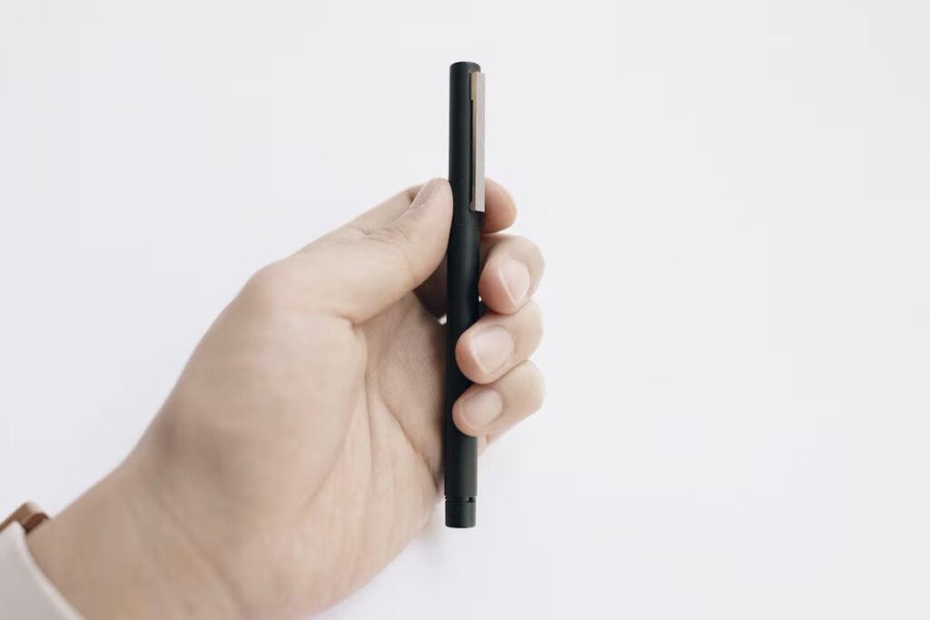 Closed Lamy CP1 Fountain Pen in Hand