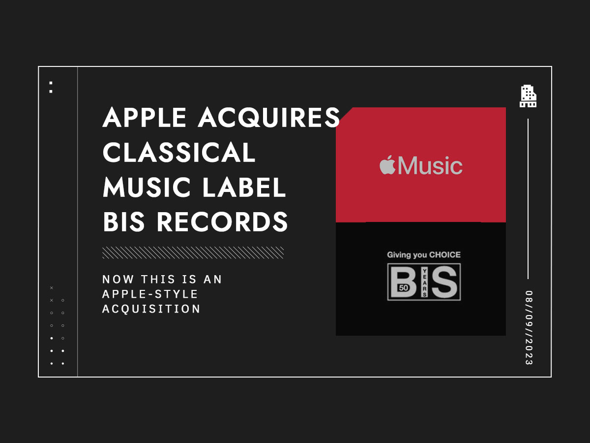 Apple Acquires Classical Music Specialty Label BIS Records Post Cover