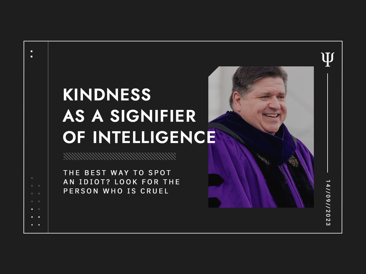 Kindness as a Signifier of intelligence Post Cover