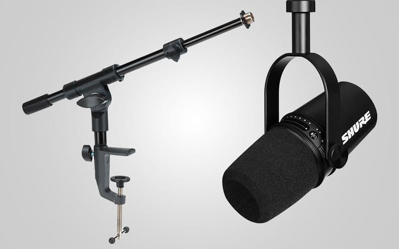 Shure MV7 & Samson MBA18