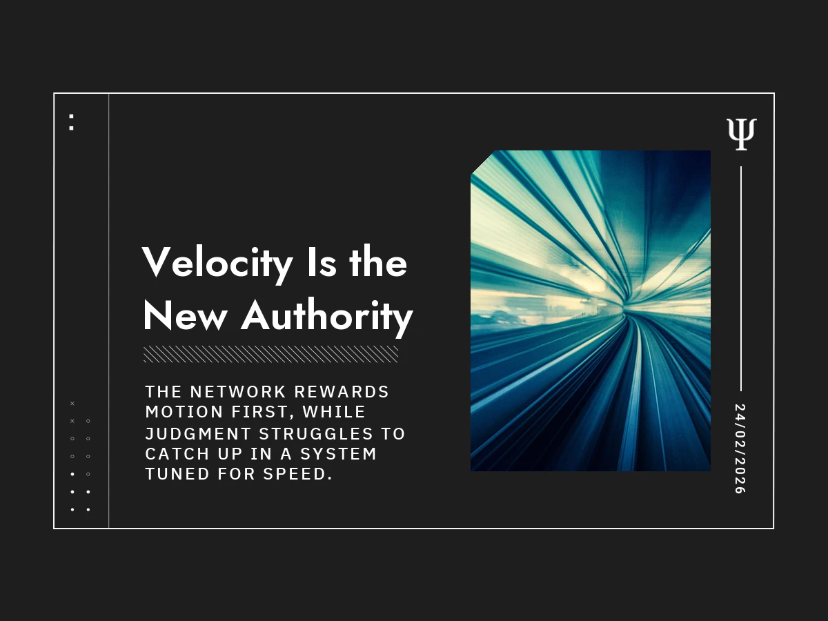 Velocity Is the New Authority Post Cover