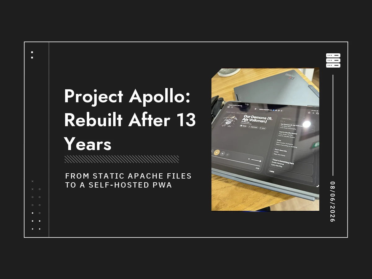 Project Apollo: Rebuilt After 13 Years
